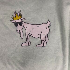 Goat USA Short Sleeve Super Soft T-Shirt Adult XL, Mint Green